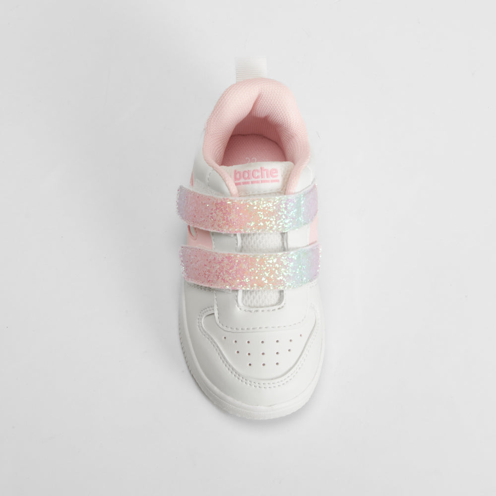 Deportiva tiras velcro bebé blanca BACHE