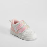 Deportiva tiras velcro bebé blanca BACHE