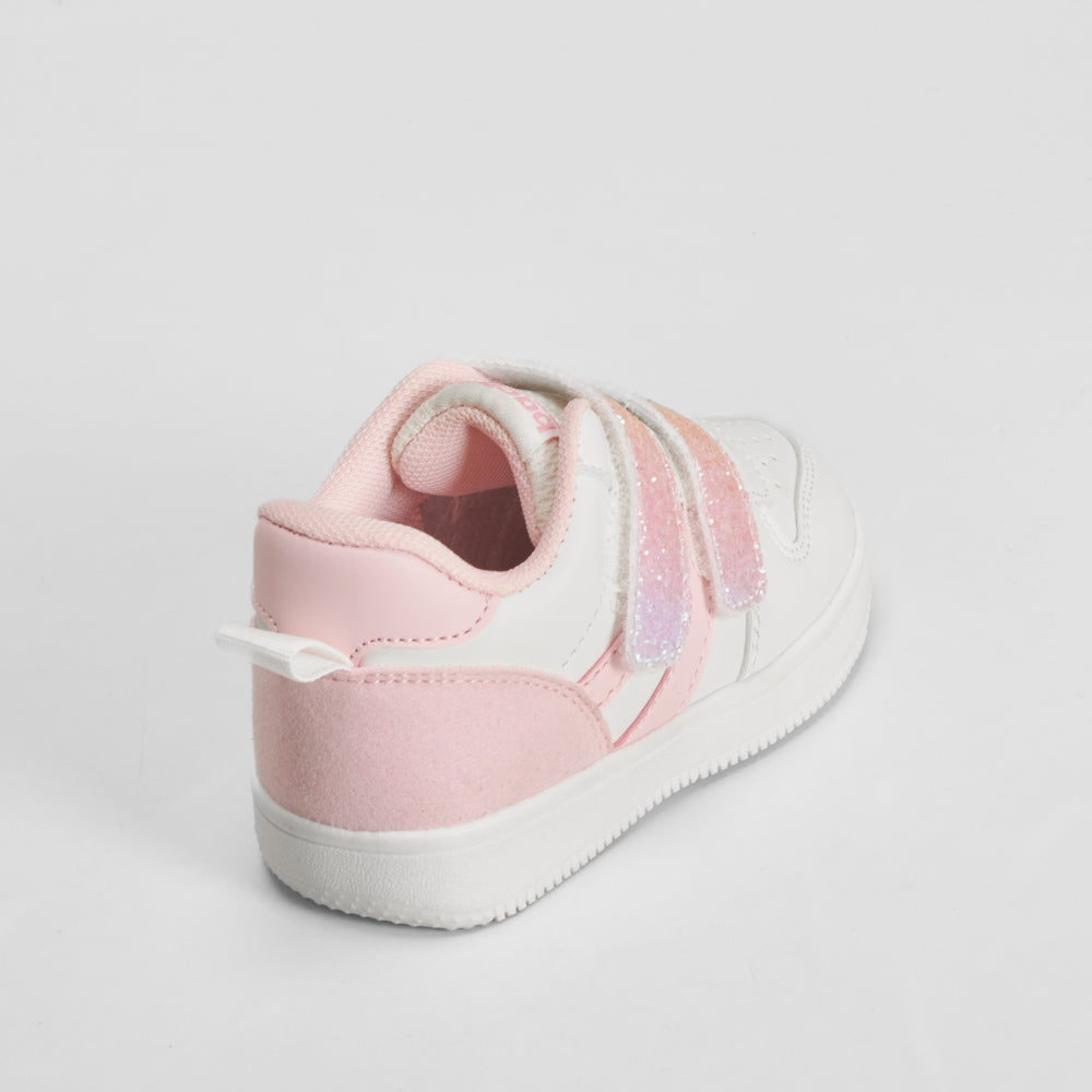 Deportiva tiras velcro bebé blanca BACHE