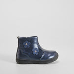 Bota con flores bebé azul BACHE