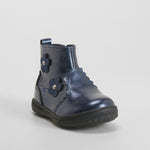 Bota con flores bebé azul BACHE