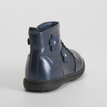 Bota con flores bebé azul BACHE