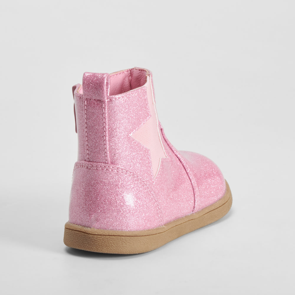 Botín chelsea rosa SEVEN FIVE