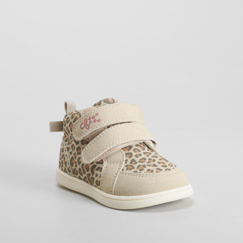 Botín animal print beige OH GIRL