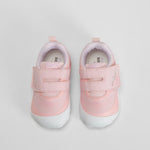 Zapatilla cierre velcro barefoot bebé rosa JOMA