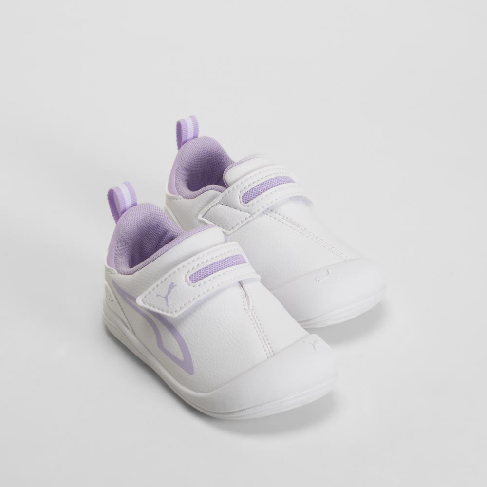 Deportiva Kitten velcro barefoot bebé blanca PUMA