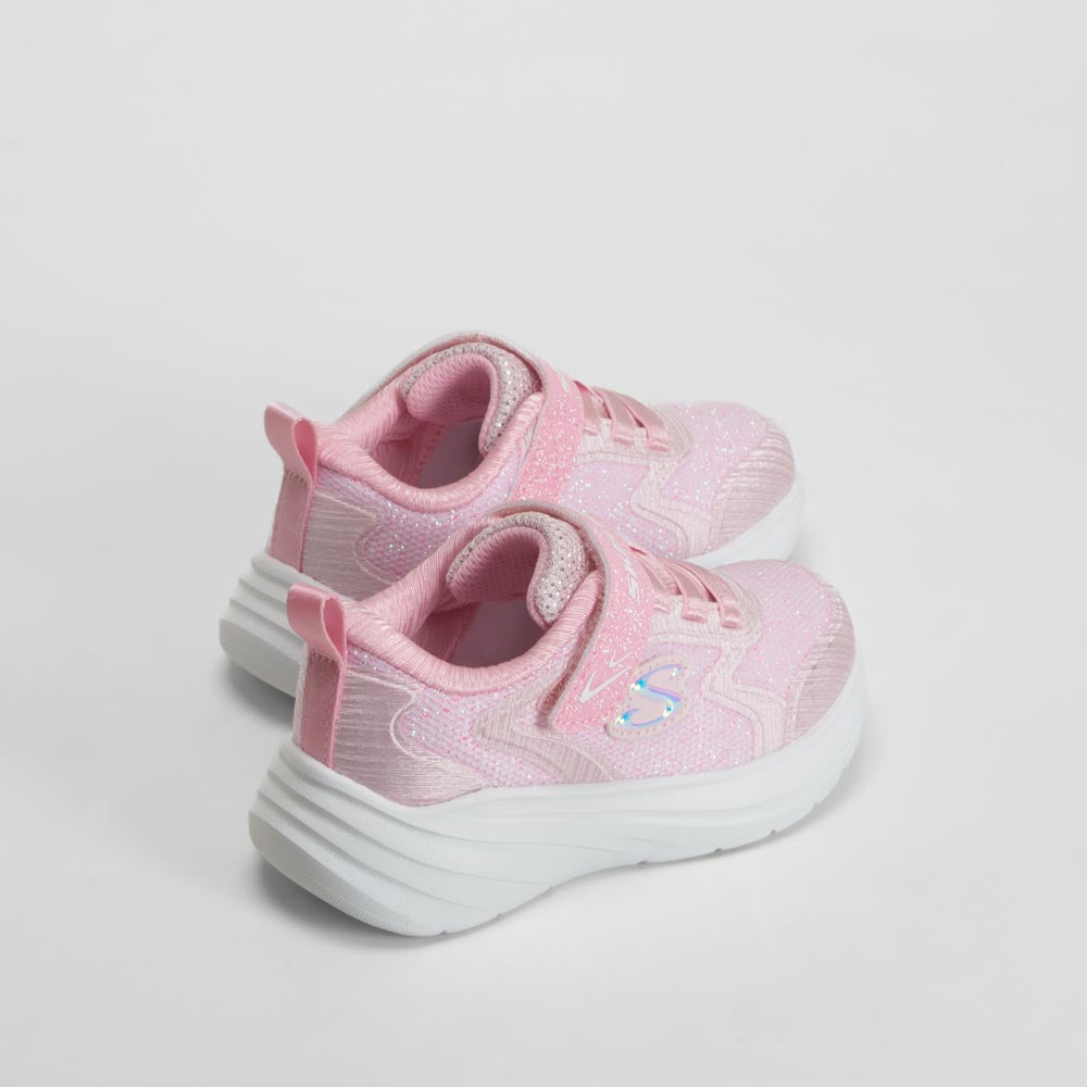 Zapatilla deportiva wave bebé rosa SKECHERS