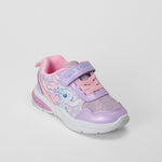 Deportiva luces morada STITCH