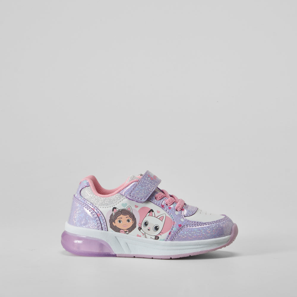 Zapatilla deportiva velcro morada GABBY