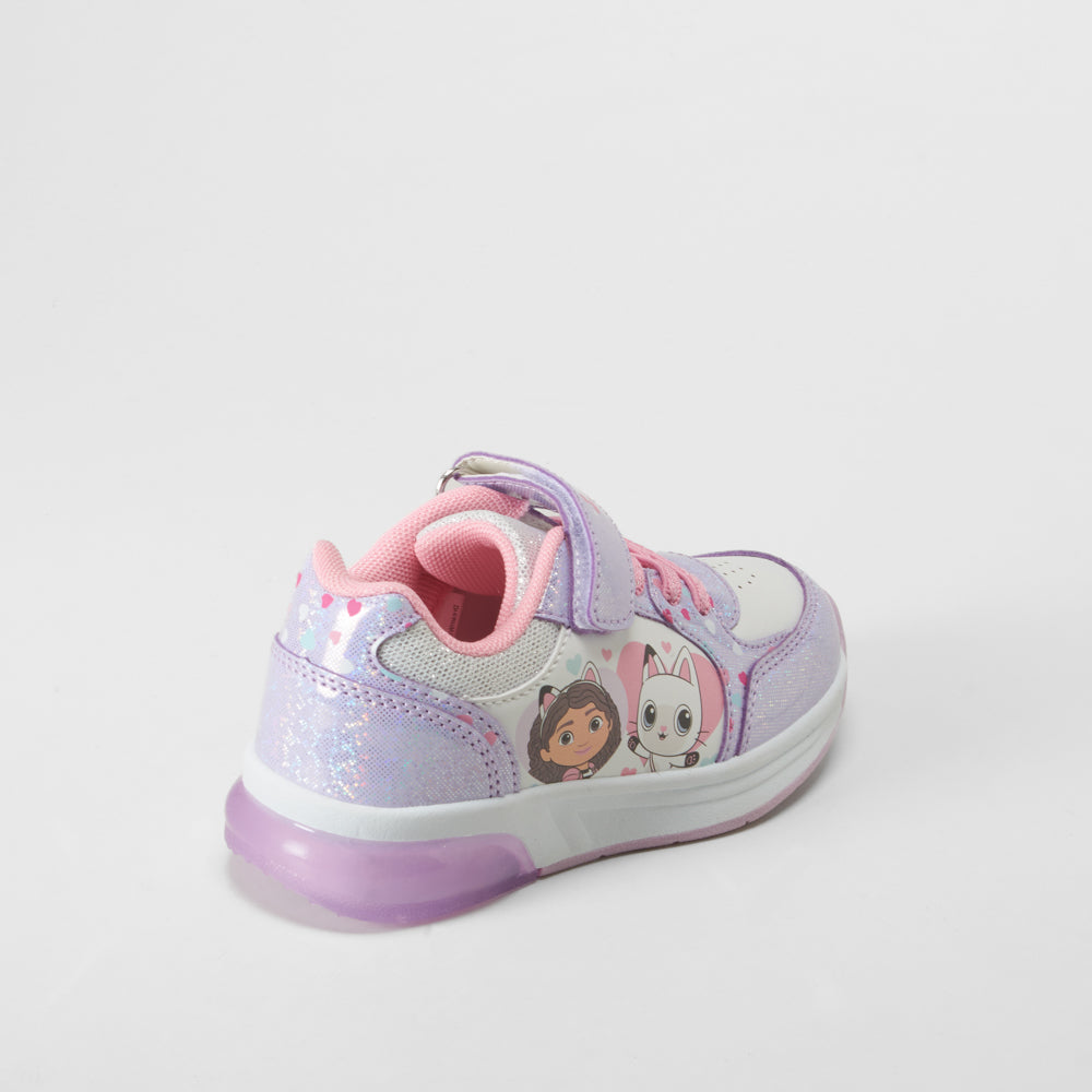 Zapatilla deportiva velcro morada GABBY