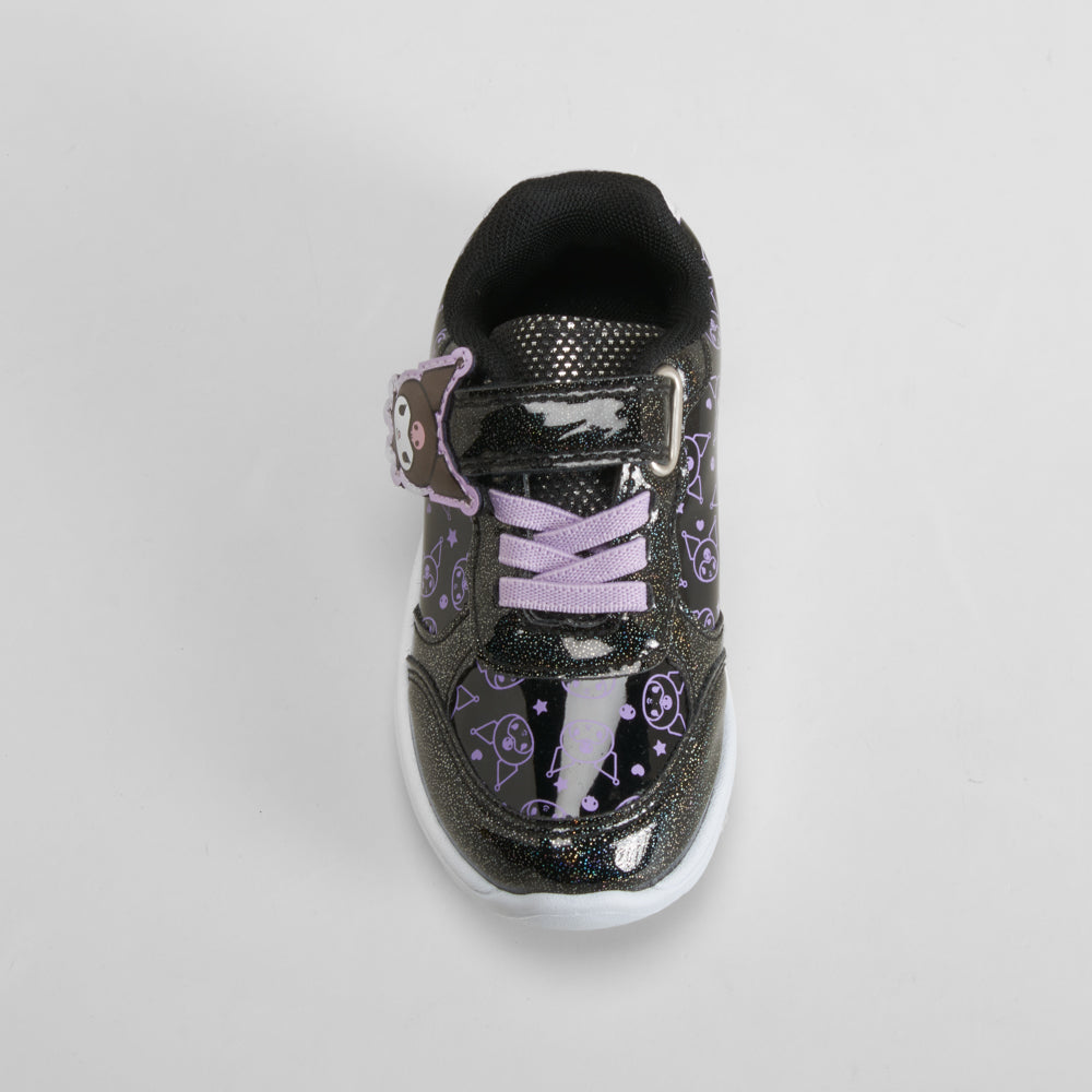 Deportiva luces con detalles negra KUROMI