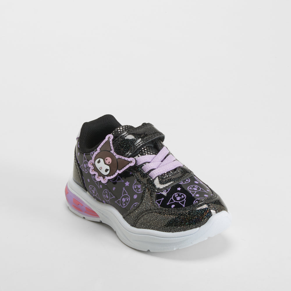 Deportiva luces con detalles negra KUROMI