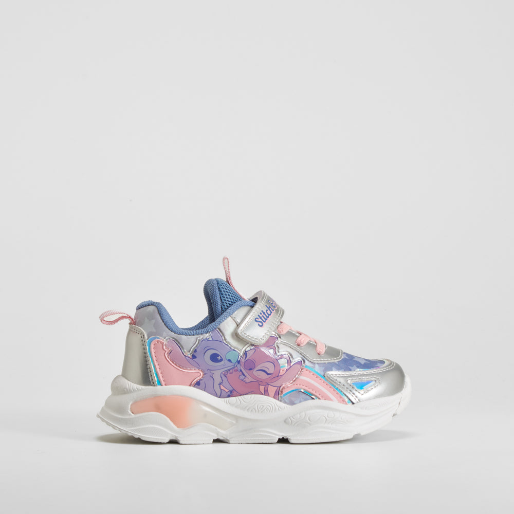 Deportiva luces con velcro multicolor STITCH