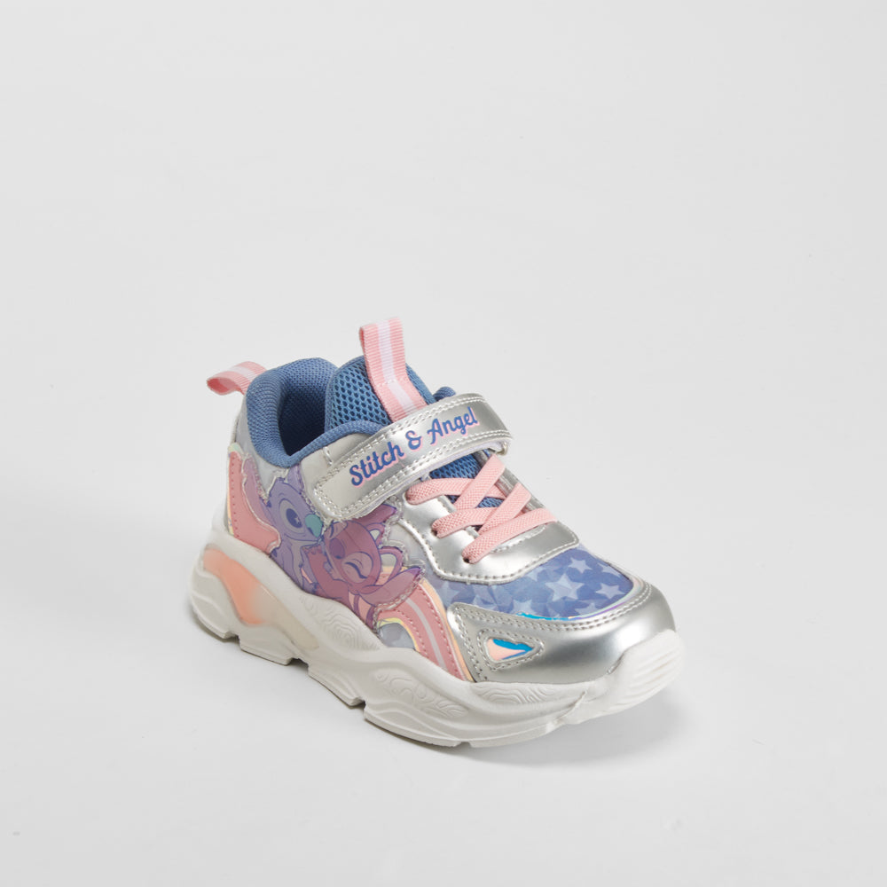 Deportiva luces con velcro multicolor STITCH
