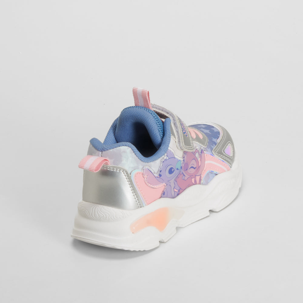Deportiva luces con velcro multicolor STITCH