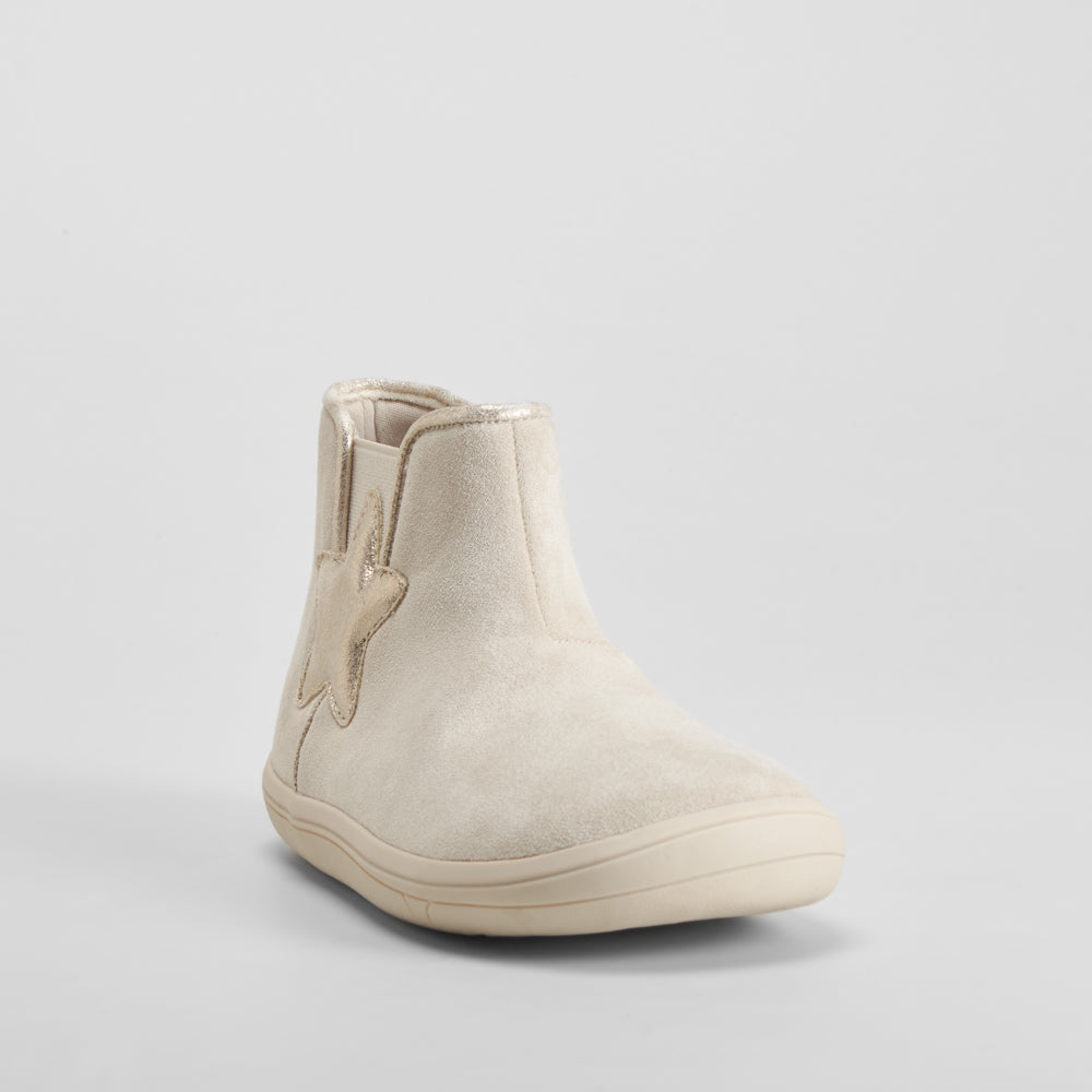 Botín chelsea barefoot beige COMFEET KIDS