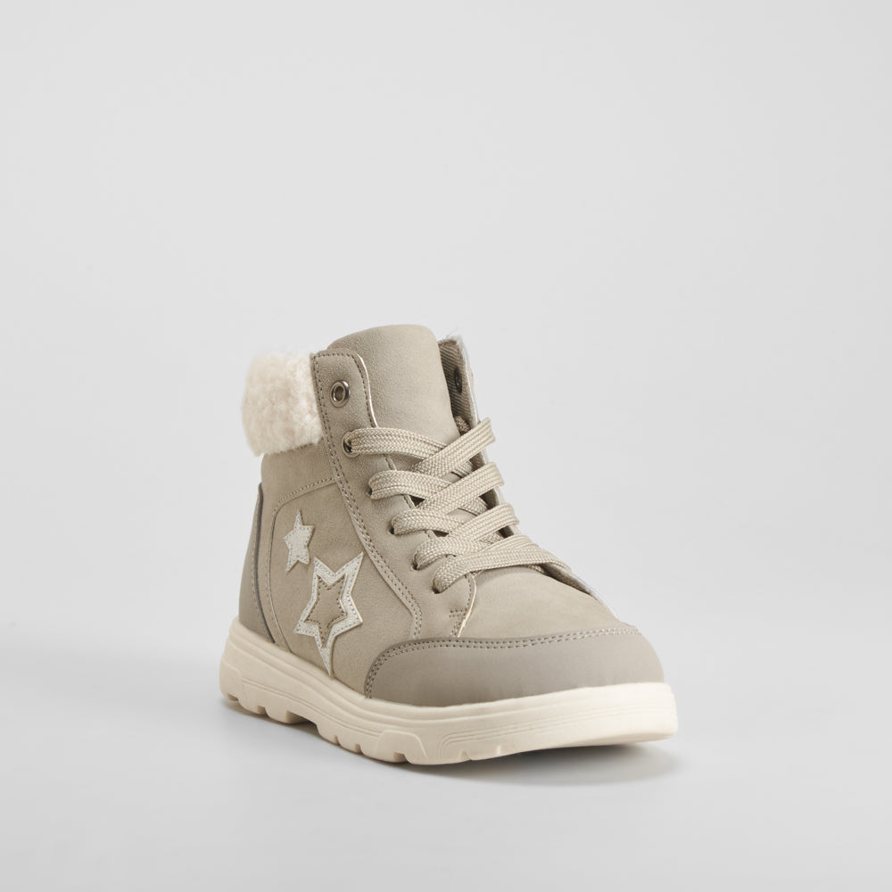Botín pelo borrego beige COMFEET