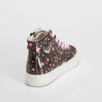 Deportiva alta con estrellas negra OH GIRL!