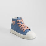 Deportiva alta con cordones azul OH GIRL!