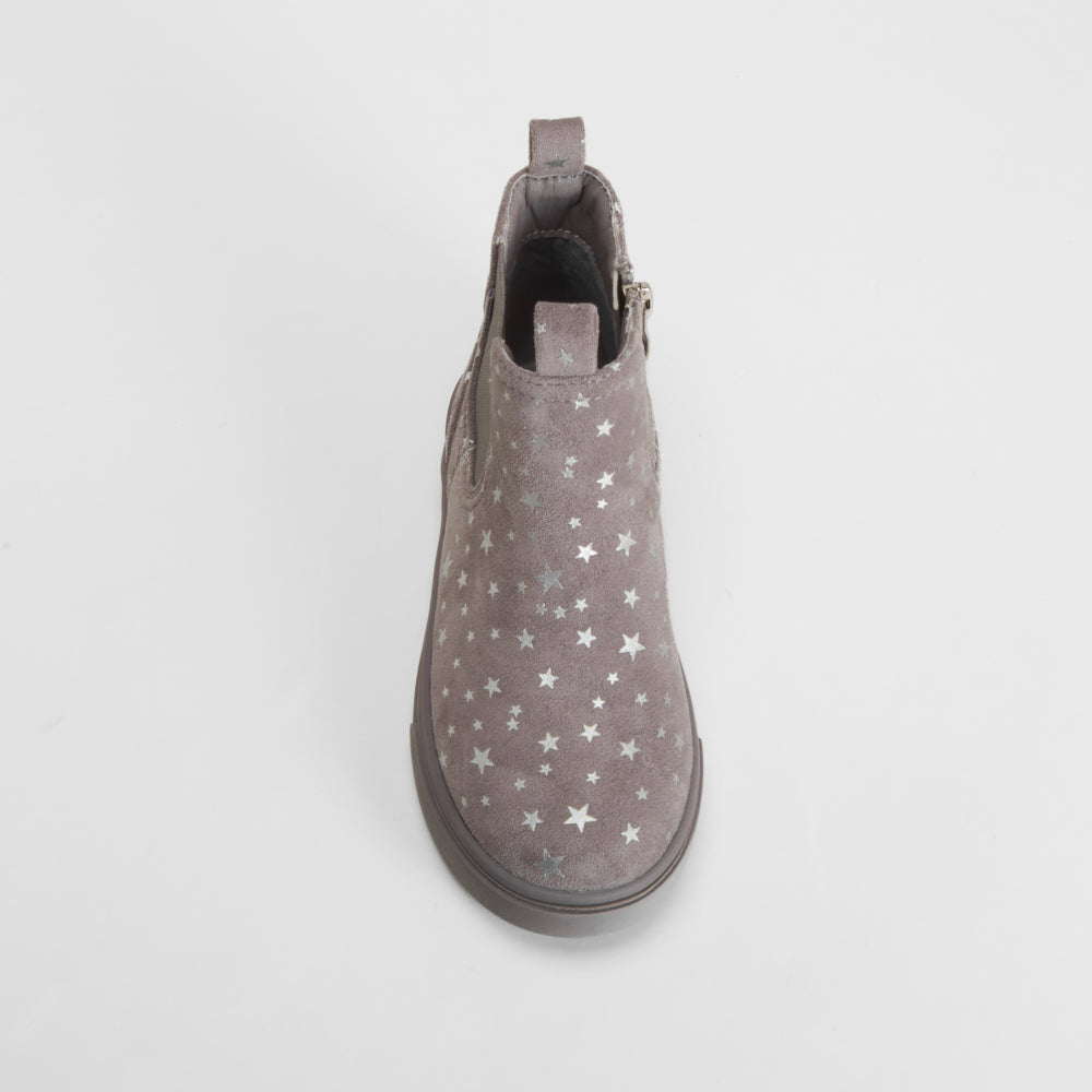 Botín con estrellas elástico lateral gris OH GIRL!