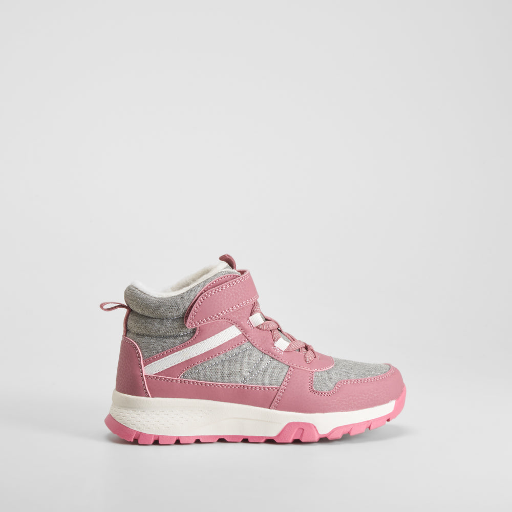 Botín deportivo gris y rosa OH GIRL!