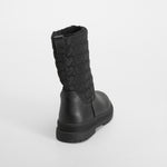 Bota alta nylon corazones negra OH GIRL!