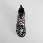 Bota charol estampada corazones negra OH GIRL!