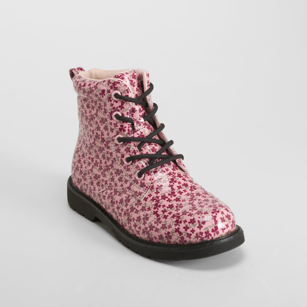 Bota militar estampada flores rosa OH GIRL!