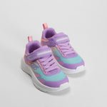 Deportiva Microspec Advance velcro morada SKECHERS
