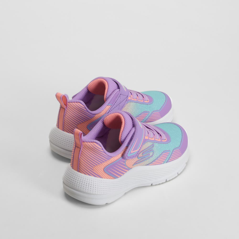 Deportiva Microspec Advance velcro morada SKECHERS