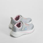 Zapatilla Wave 92 velcro gris SKECHERS