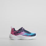 Deportiva Microspec Advance azul y rosa SKECHERS