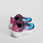 Deportiva Microspec Advance azul y rosa SKECHERS