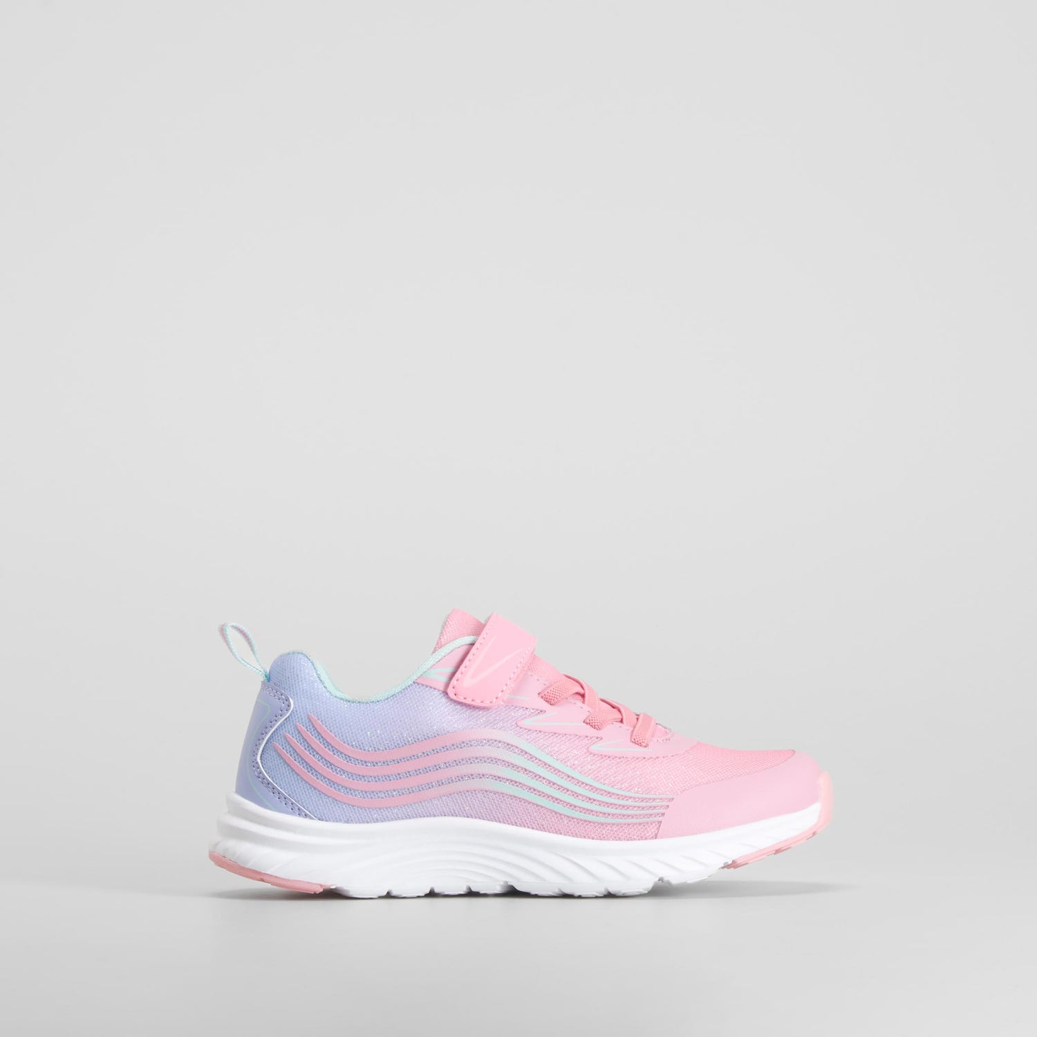 Zapatilla deportiva running brillo rosa UTWO