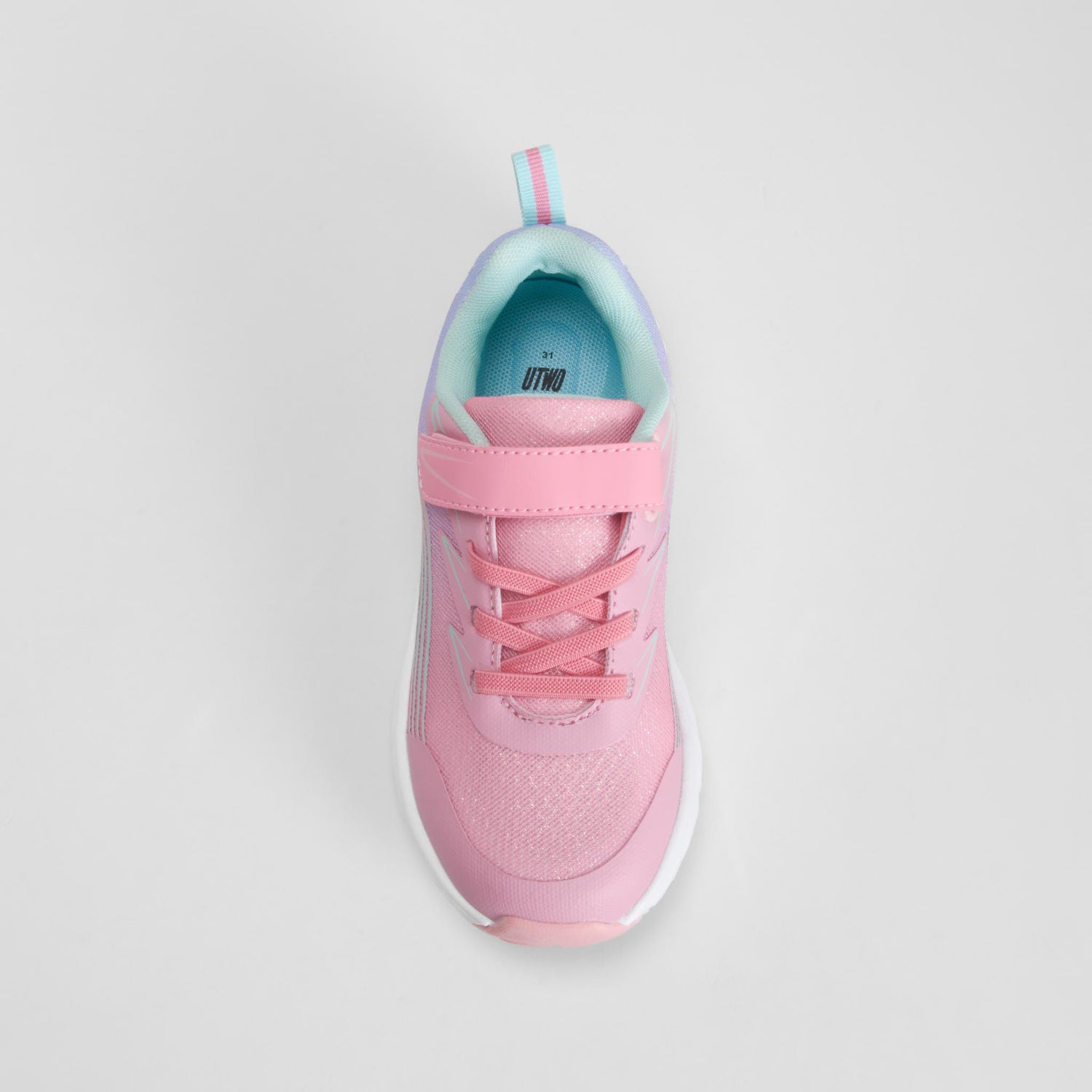 Zapatilla deportiva running brillo rosa UTWO