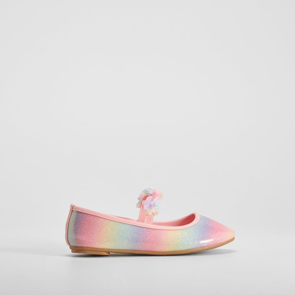 Bailarina con brillo y flores multicolor OH GIRL!