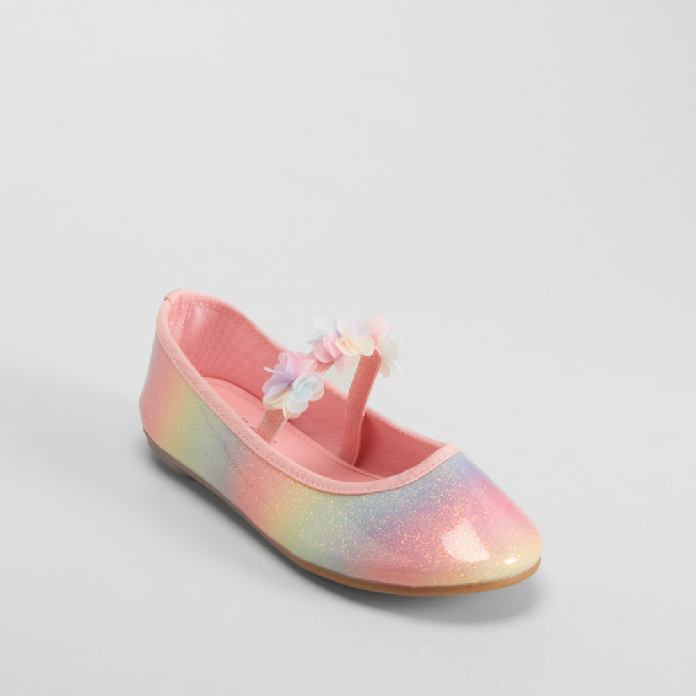 Bailarina con brillo y flores multicolor OH GIRL!