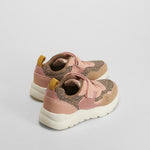 Zapatilla cierre leopardo beige velcro XTI