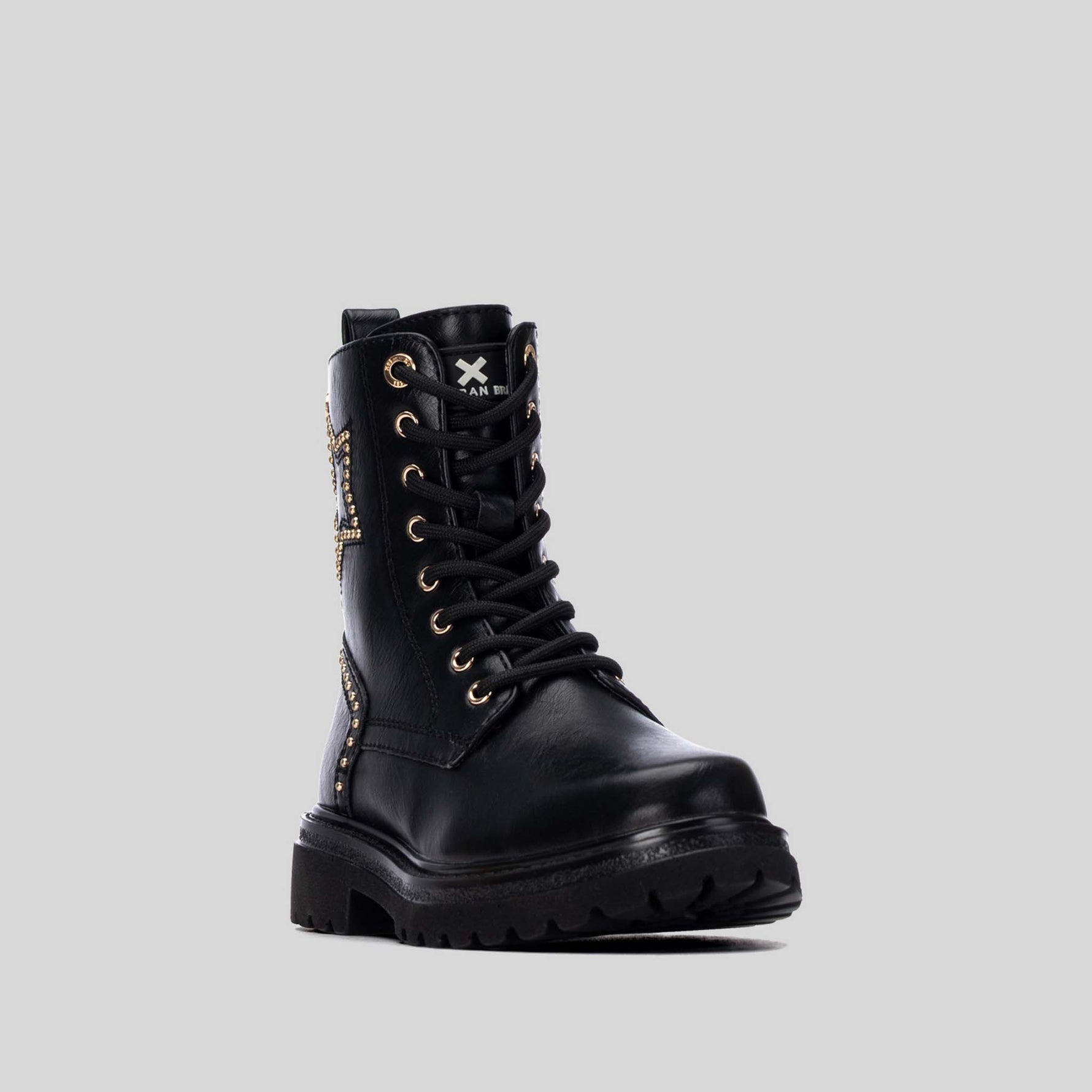 Bota militar negra OH GIRL