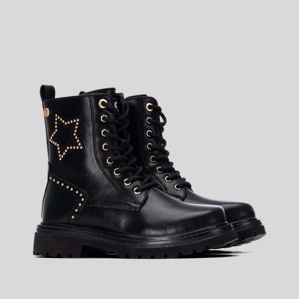 Bota militar negra OH GIRL