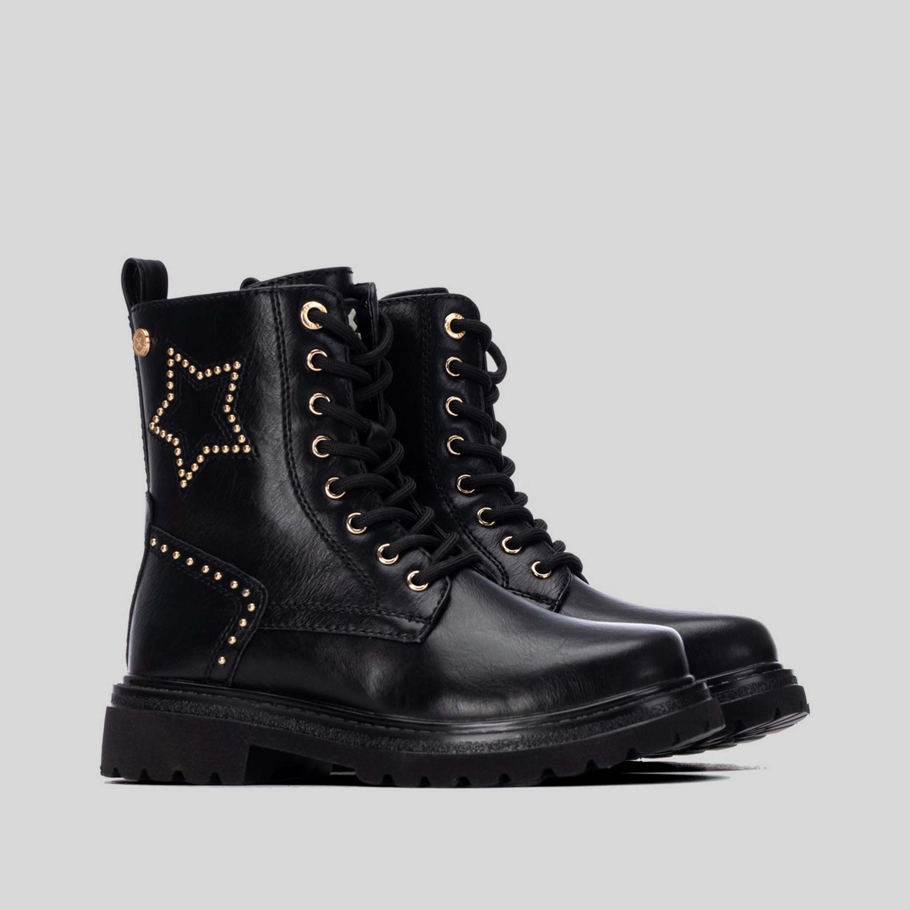 Bota militar negra OH GIRL