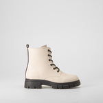 Bota militar acordonada blanca OH GIRL!