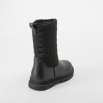 Bota alta acolchada corazones negra OH GIRL!