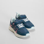Deportiva running brillo velcro azul UTWO
