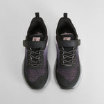 Zapatilla deportiva running fast negra y rosa UTWO