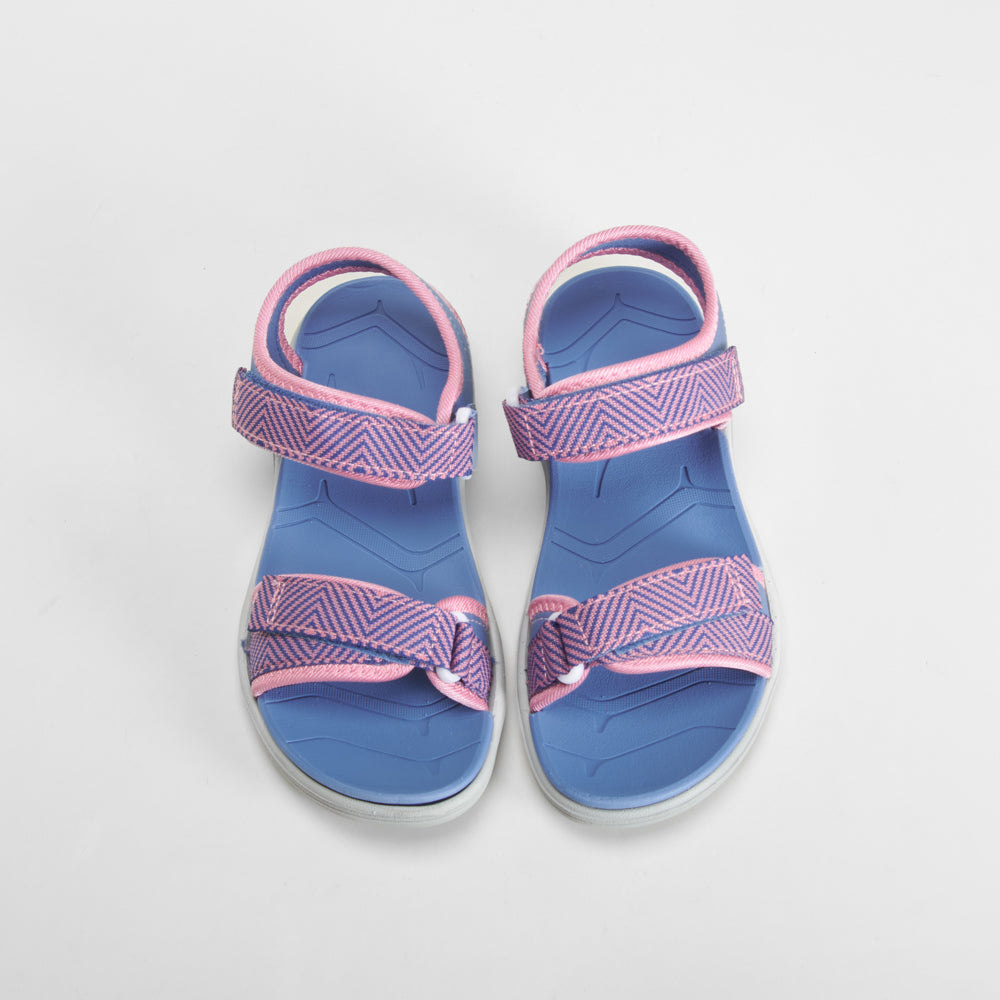 Sandalia deportiva rosa y azul UTWO
