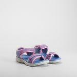 Sandalia deportiva rosa y azul UTWO