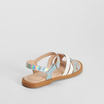 Sandalia tiras brillantes plata OH GIRL!