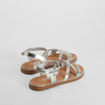 Sandalia abierta tiras beige OH GIRL!