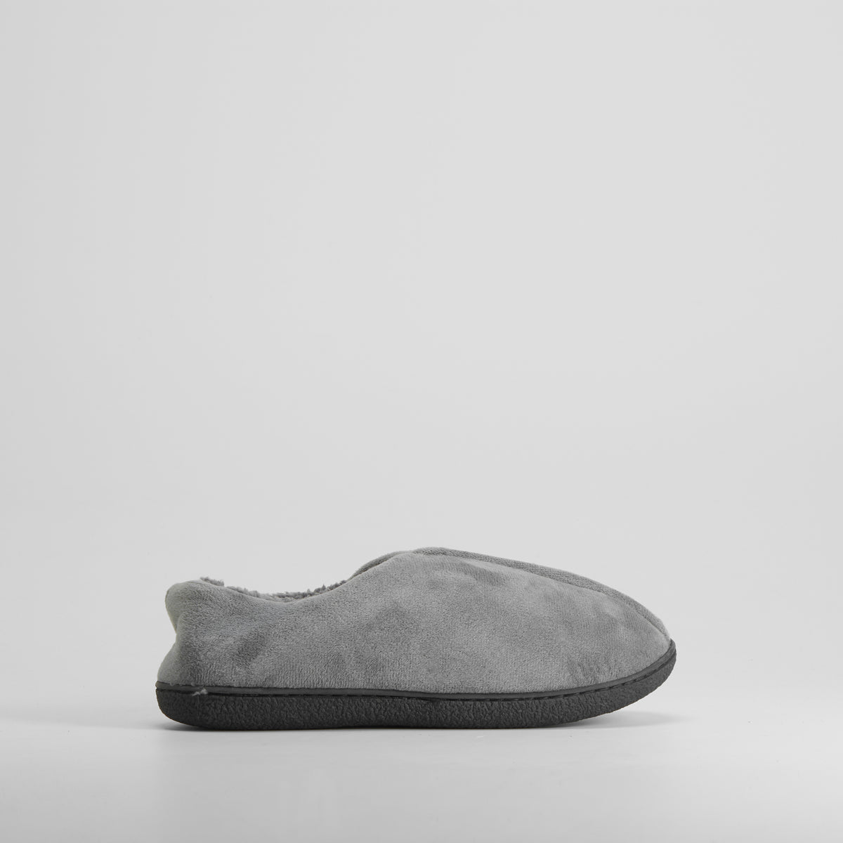 Zapatilla de casa cálida gris ACHUCHONAS